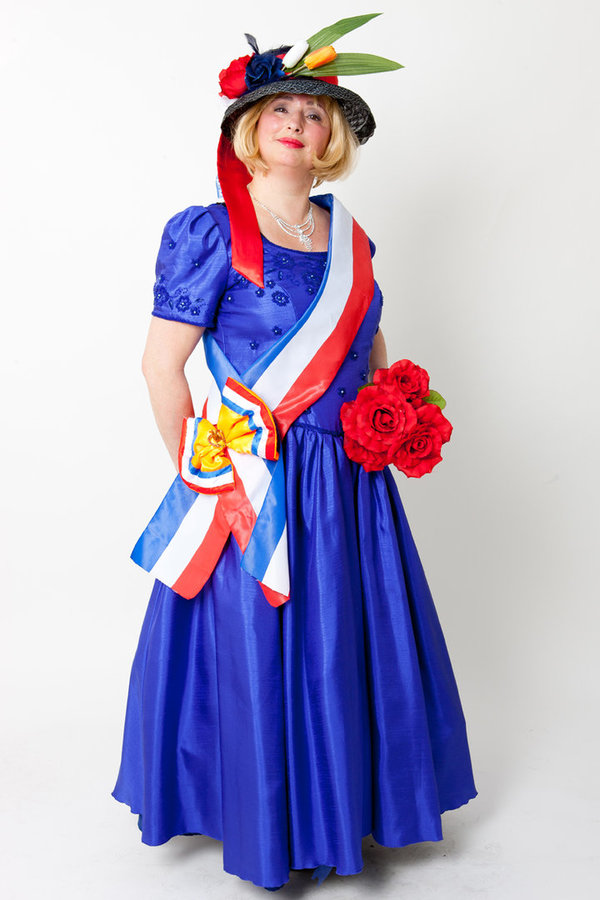 Koningin Beatrix kostuum - huren